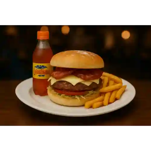 Combo Hamburguesa Especial D'casa