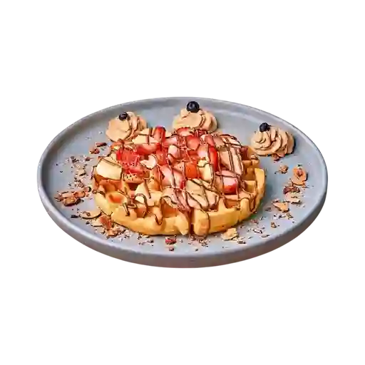 Waffle Nutella, Fresa y Banano
