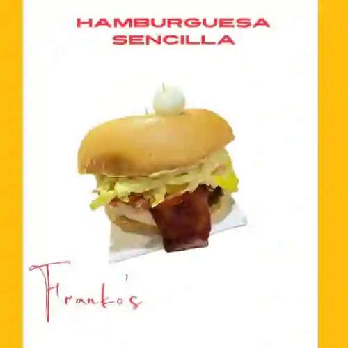 Hamburguesa Sencilla