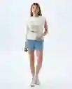 Short Mujer Azul Talla 4 359f002 Americanino
