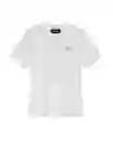 Camiseta Racing Crew Masculino Blanco 0 Claro Talla M Chevignon