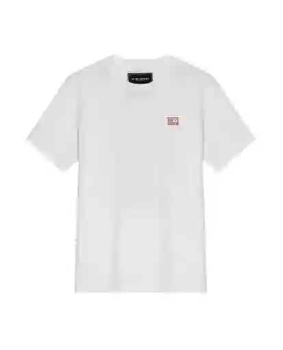 Camiseta Racing Crew Masculino Blanco 0 Claro Talla M Chevignon
