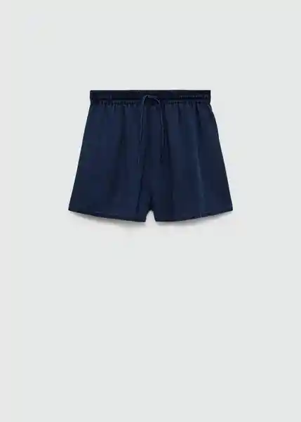 Short Milos Tejano Oscuro Talla L Mujer Mango