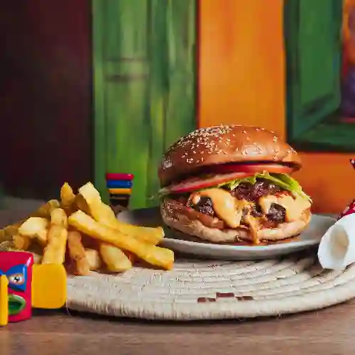 Combo Hamburguesa Arrayua Carne