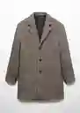 Abrigo Salford Marrón Talla L Hombre Mango