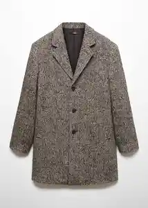 Abrigo Salford Marrón Talla L Hombre Mango