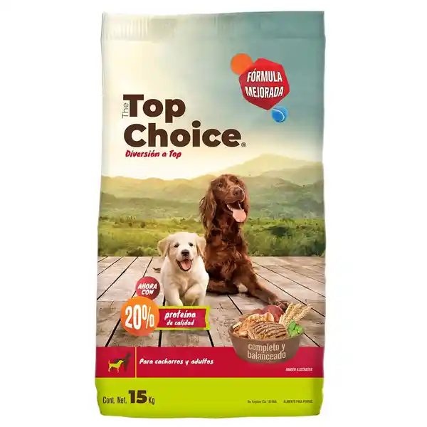 The Top Choice Alimento Para Perro Seco Multietapa