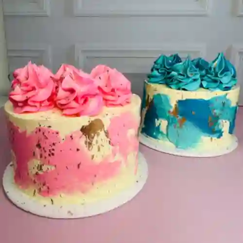 Torta Mini Azul O Rosada!