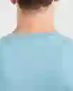 Camiseta Basic Colors Masculino Azul Gélido Oscuro L Chevignon