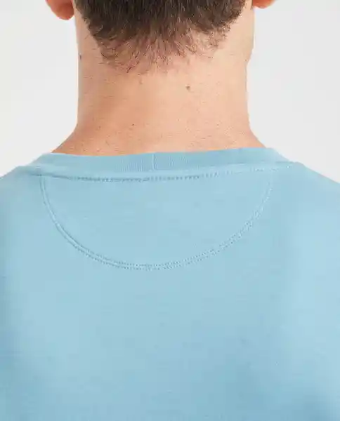 Camiseta Basic Colors Masculino Azul Gélido Oscuro L Chevignon
