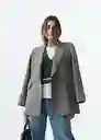 Chaqueta Mujer Gris Elefante Medio Talla L 523G034 Naf Naf