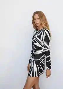 Vestido Delfina Negro Talla XS Mujer Mango