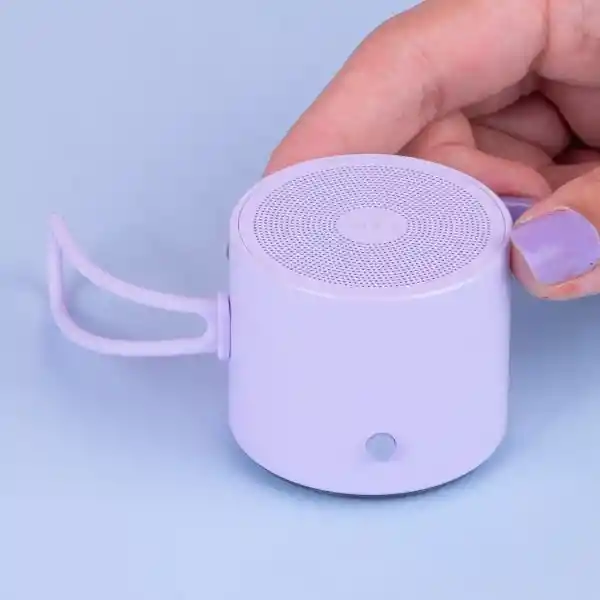 Bocina Inalámbrico Portátil Metal Morado Serie Mod A127 Miniso