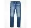 Jean Athletic Skinny Azul Talla 36 X 32 Hombre American Eagle