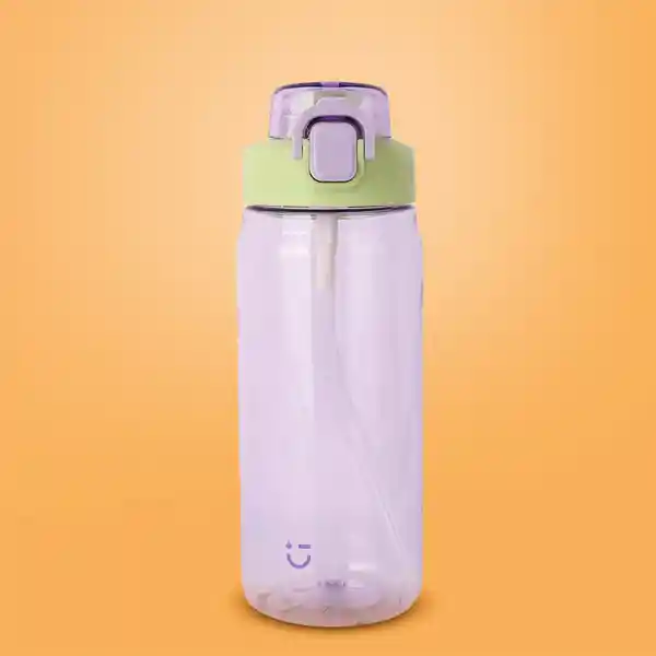 Vaso Plástico de Verde y Morado 780 mL Miniso