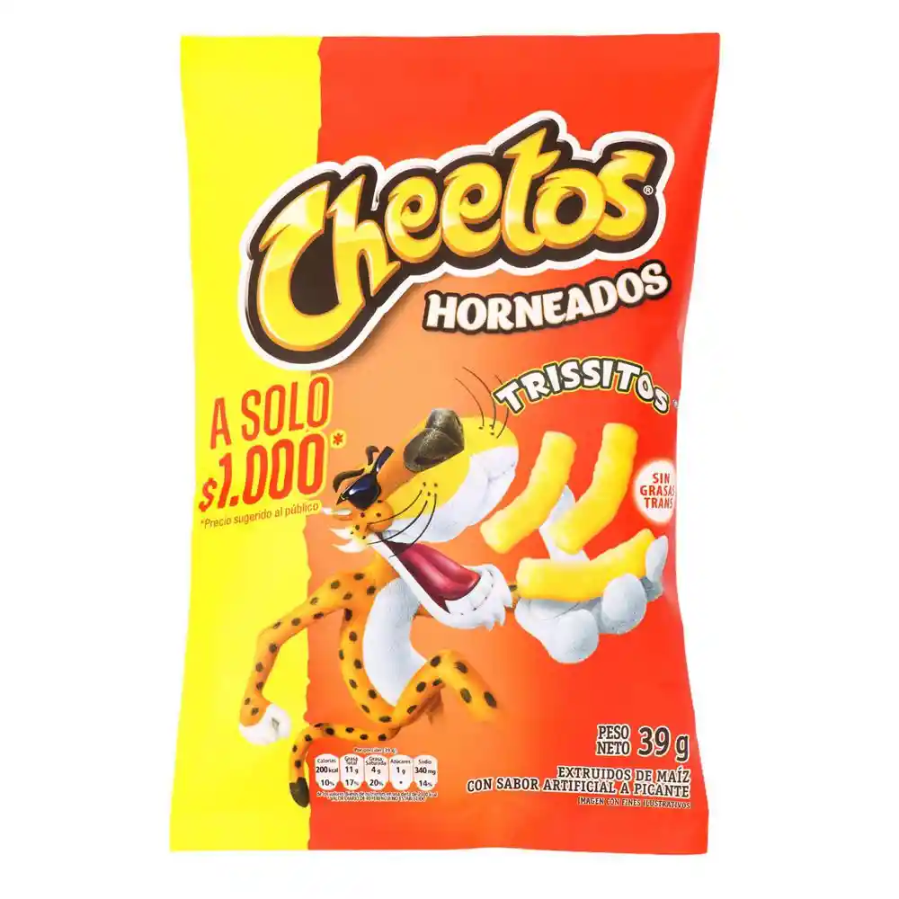 Cheetos Pasabocas Horneados Trissitos