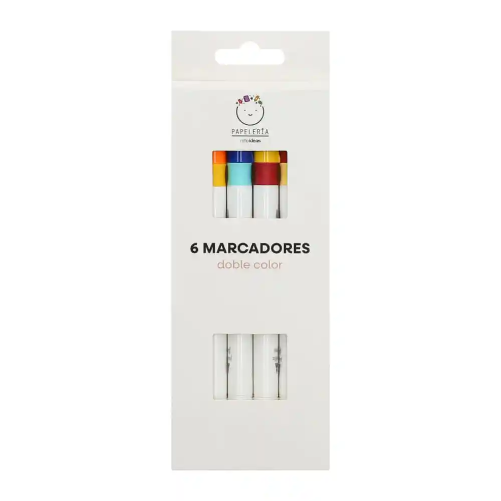 Set Marcadores Doble Diseño 0001