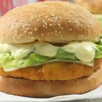 Hamburguesa de Pollo Apanado