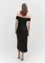 Camiseta Berta-H Negro Talla S Mujer Mango