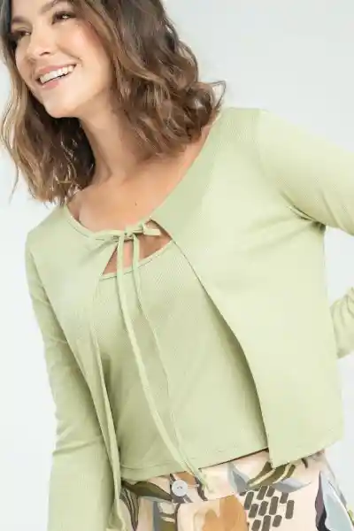 Blusa Olivia Color Azul Hortensia Talla L Ragged