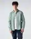 Camisa Hombre Verde Talla S 812G507_VER165804