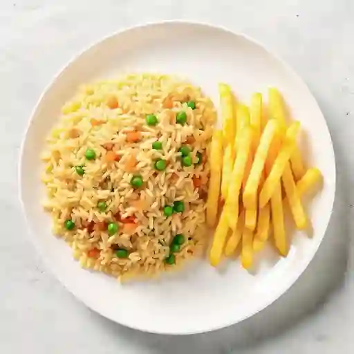 Arroz chino para tres