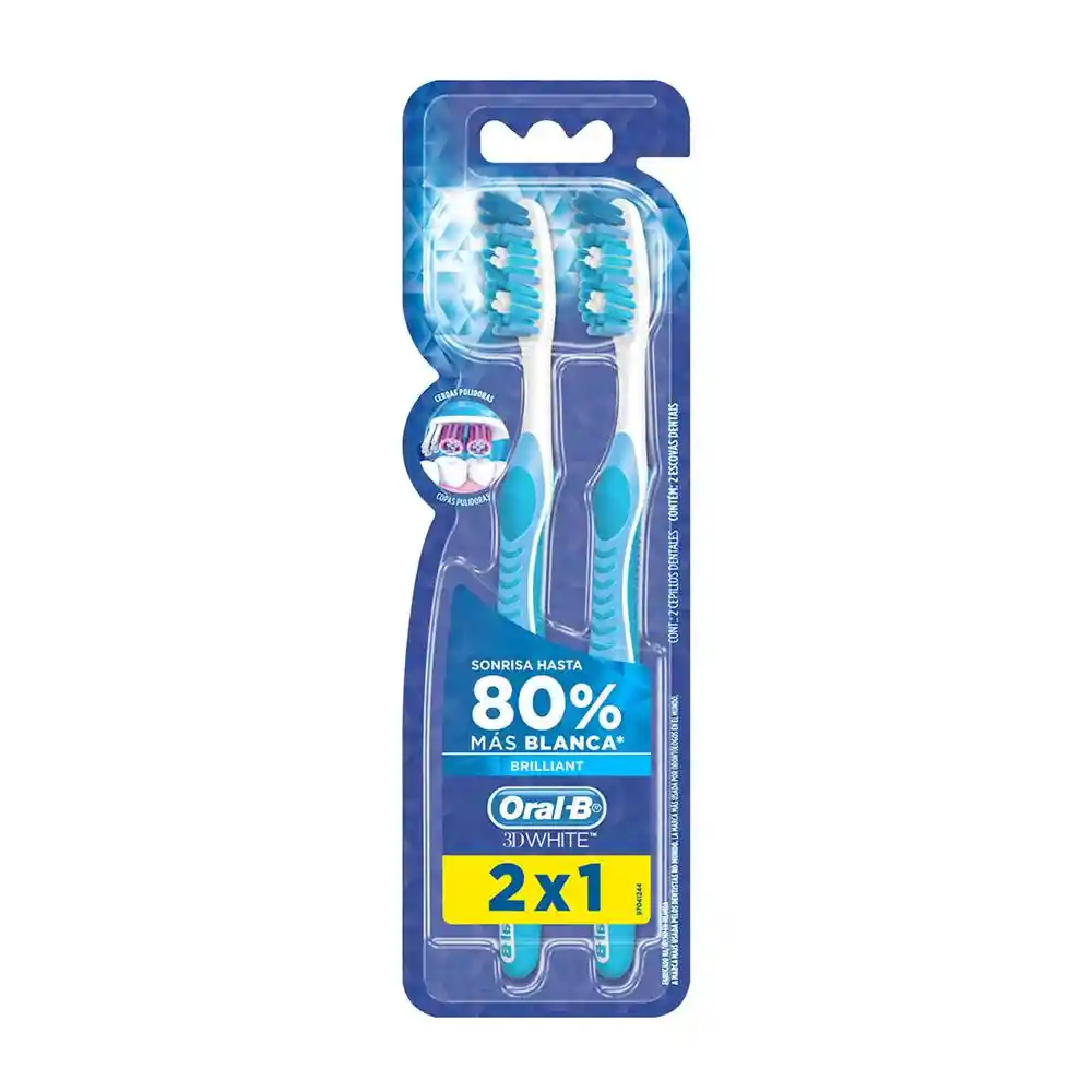 Oral-B Cepillo 3D White Brillant Oferta 2 Por 1.