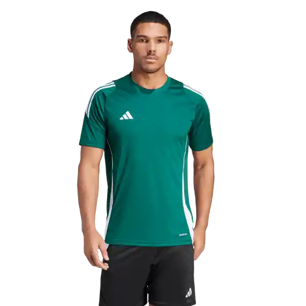 Adidas Camiseta Tiro24 Jersey Equipo Fútbol Hombre Verde XL
