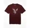 Camiseta Hombre Color Vinotinto Talla X-SMALL American Eagle