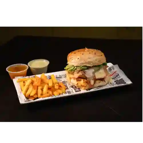 Hamburguesa Doble Pollo