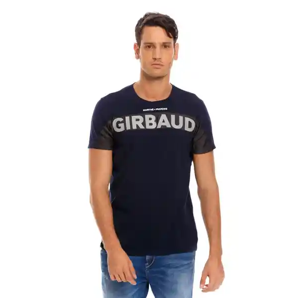 Marithé Francois Girbaud Camiseta Logo Azul Talla XS