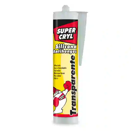Afix Silicona Supercryl Transparente