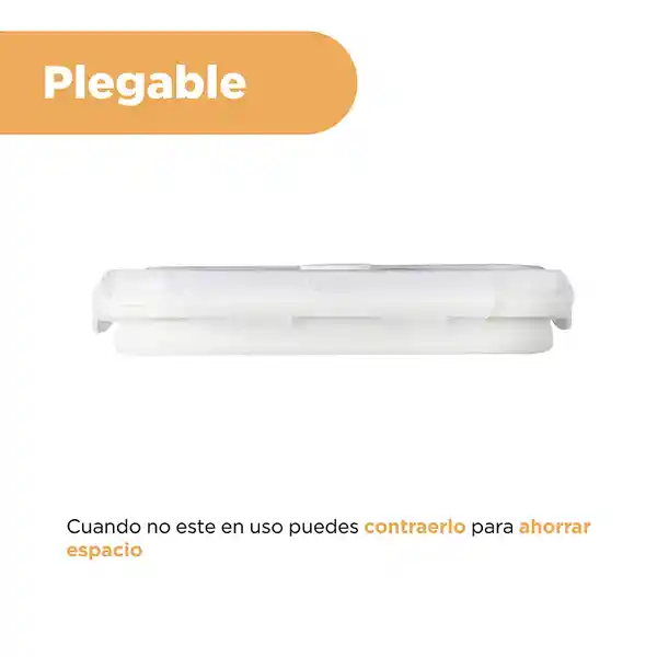 Contenedor de Alimentos Silicona Serie Silver Grey Crema Miniso