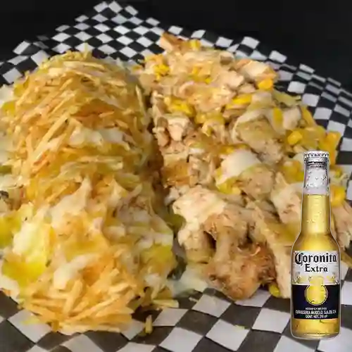 Combo Chuzo Desgranado Pollo&Papas + Coronita 210ml