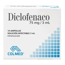 Colmed Diclofenaco 75 MG / 3ML Solución Inyectable