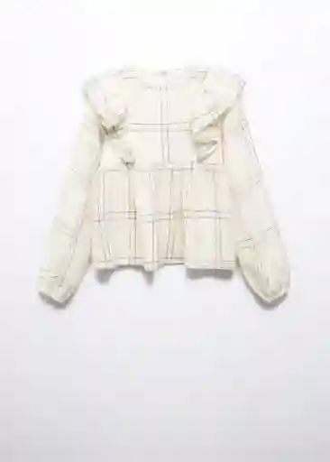 Blusa Bego Crudo Talla 07 Niña Mango