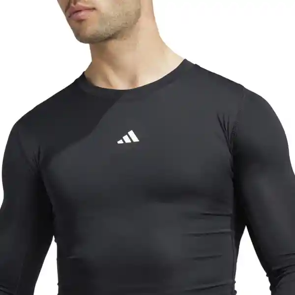Adidas Camiseta Tf Ls Tee Para Hombre Negro Talla M