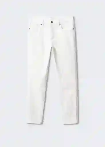 Pantalón Jean Sfit Blanco Talla 20 Mango Teen Boy Mango