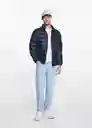 Abrigo Anorak Jacketw7 Navy Talla 20 Niños Mango
