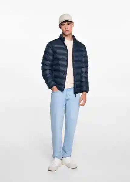 Abrigo Anorak Jacketw7 Navy Talla 20 Niños Mango