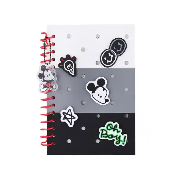 Cuaderno Argollado 80 Hojas Mickey Mouse Disney Miniso