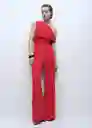 Enterizo Mono Yes Rojo Talla M Mujer Mango