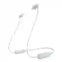 Sony Audífonos WI-C100 con Bluetooth Blancos