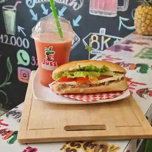 Vita Sandwich (carne Desmechada+jugo)