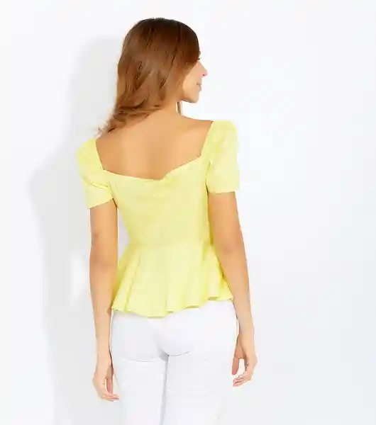 Unser Blusa Amarillo Talla M 820926