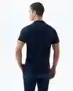 Camiseta Hombre Azul Talla L 800G002_AZU194023 Americanino