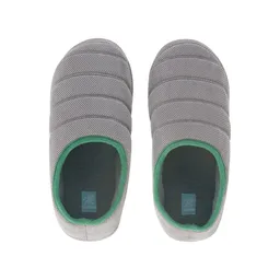 Pantuflas Waffle Diseño 1 Gris T 46 Casaideas