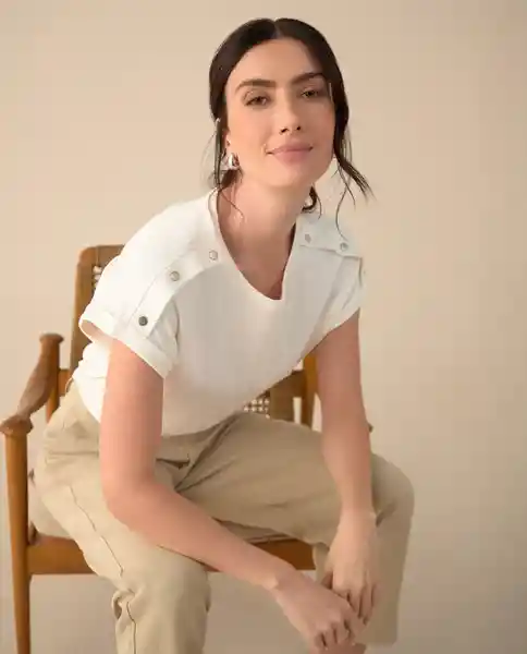 Camiseta Blanco 0 Claro Talla XL 601G001 Esprit