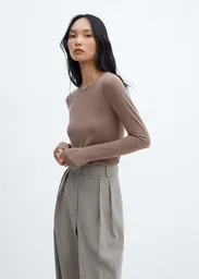Camiseta Lucy Topo Talla S Mujer Mango