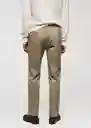 Pantalón Barnal Khaki Talla 44 Hombre Mango